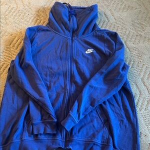 Nike Royal Blue Full-Zip Hoodie